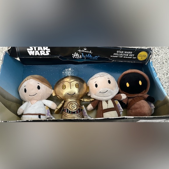 🦋 Hostess Pick x 2 🦋 Hallmark ittybittys' STAR WARS Plush COLLECTOR SET - Picture 11 of 14